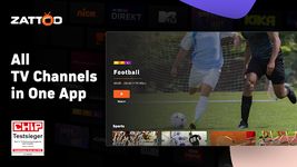 Zattoo Live TV - Fußball, News Screenshot APK 5
