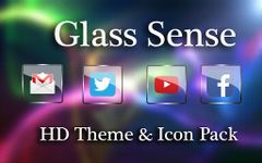 Tangkapan layar apk Glass  NOVA/APEX/ADW Icon Pack 1