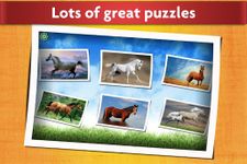 Tangkapan layar apk Horse games - Jigsaw Puzzles 