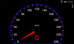 Captura de tela do apk Simple GPS Speedometer Free 4