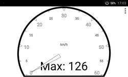 Captura de tela do apk Simple GPS Speedometer Free 