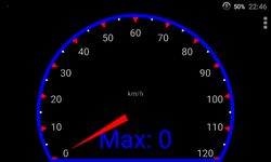 Captura de tela do apk Simple GPS Speedometer Free 1
