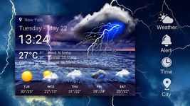투명한 시계 및 무료 날씨 (7 일간의 일기 예보) 이미지 