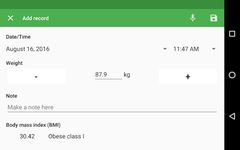 Weight Diary Screenshot APK 