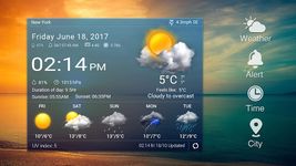 투명한 시계 및 무료 날씨 (7 일간의 일기 예보) 이미지 7