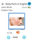 Partes del cuerpo en Inglés captura de pantalla apk 9