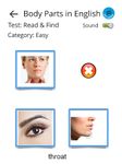 Partes del cuerpo en Inglés captura de pantalla apk 15