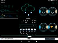 Скриншот 3 APK-версии Weather Rise Clock 30+ Widgets