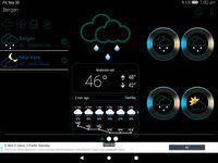 ภาพหน้าจอที่ 3 ของ Weather Rise Clock 30+ Widgets