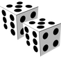 Two Dice: Simple free 3D dice 아이콘