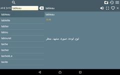 Screenshot 5 di Arabic French Dictionary Free apk