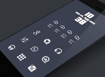 Captură de ecran PLAIN ICONS APEX/NOVA/ADW/GO apk 4