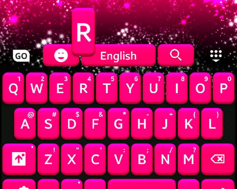 Androidの ピンクとブラックフリーキーボード アプリ ピンクとブラックフリーキーボード を無料ダウンロード