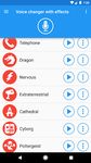Tangkapan layar apk Voice changer with effects 17