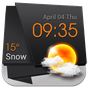 Εικονίδιο του 3D Clock Current Weather Free apk