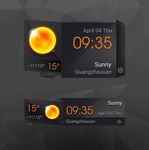 Gambar Info Cuaca Terkini dan Jam 3D 