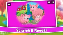 Kids Cow Farm Scratch Off Game στιγμιότυπο apk 4