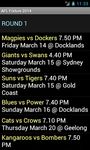 AFL Fixture 2017 captura de pantalla apk 7