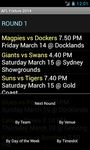 AFL Fixture 2017 captura de pantalla apk 6