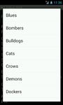 AFL Fixture 2017 captura de pantalla apk 5