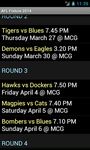 AFL Fixture 2017 captura de pantalla apk 2