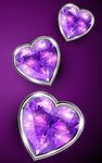 Diamond Hearts Live Wallpaper image 2
