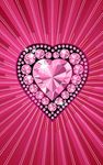 Diamond Hearts Live Wallpaper image 1