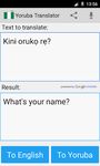 Diccionario traductor Yoruba captura de pantalla apk 