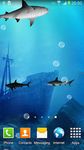 Captura de tela do apk 3D Sharks Live Wallpaper Lite 4