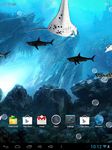 Captura de tela do apk 3D Sharks Live Wallpaper Lite 1
