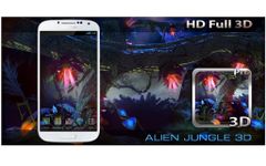 Alien Jungle 3D Live Wallpaper captura de pantalla apk 