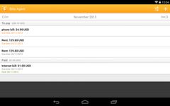 Bills Agent and Reminder screenshot apk 1