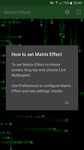 Matrix Effect Live Wallpaper zrzut z ekranu apk 13