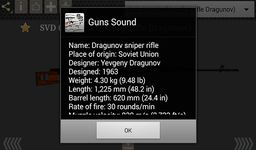 Скриншот 18 APK-версии Звуки выстрелов оружия