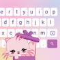 Розовая клавиатура любви
