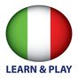 Icône de Apprenons et jouons. Italien