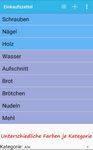 Screenshot 6 di Einfacher Einkaufszettel apk