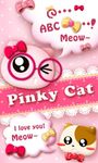 GO SMS PRO PINKYCAT THEME screenshot apk 4