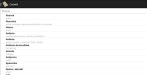 Diccionario de Gacería captura de pantalla apk 7