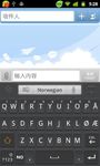 Norwegian for GO Keyboard ekran görüntüsü APK 