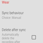 Captură de ecran Wear Audio Recorder apk 1