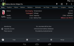 Captura de tela do apk 3C Battery Monitor Widget 6