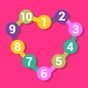 Connect the dots learn numbers game apk icon