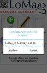LoMag Barcode Scanner to Excel screenshot apk 7