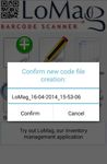 LoMag Barcode Scanner to Excel screenshot apk 11