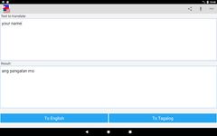Tagalog English Translator screenshot apk 