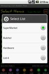 Captura de tela do apk Shopping List Maker Plus 7