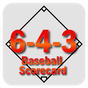 Иконка 6-4-3 Baseball Scorecard