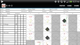 Скриншот 10 APK-версии 6-4-3 Baseball Scorecard