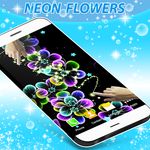 Neon Flowers Live Wallpaper Free Download imgesi 2